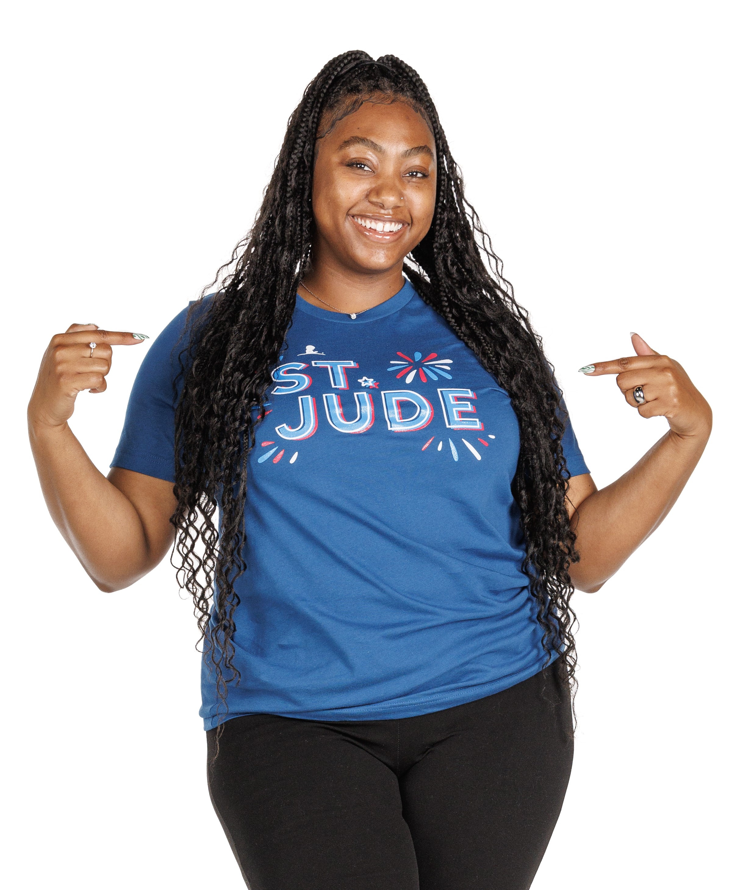 Primary image St. Jude Fireworks Gel Ink T-Shirt